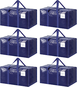 6 Pack Extra Heavy Duty Large Moving Bags