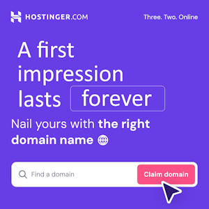 Hostinger.com 300x300 Sidebar Ad