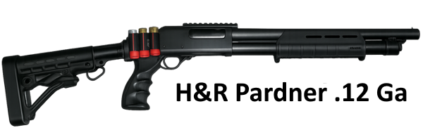 hr-pardner-12ga-shotgun Harrington & Richards (H&R) .12 Gauge Pump Shotgun